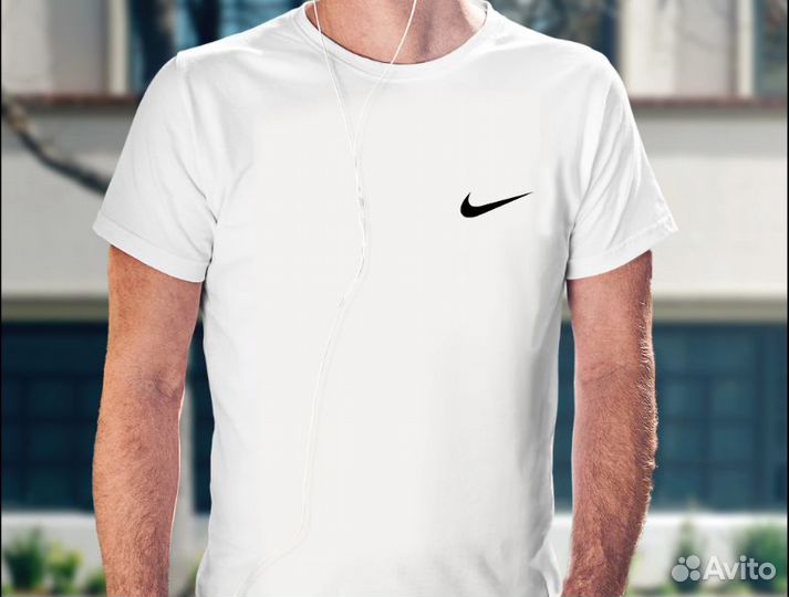 Футболка Nike хлопок (S,M)