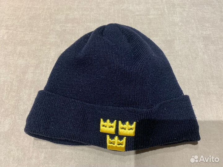 Мужская шапка Швеция по хоккею с шайбой