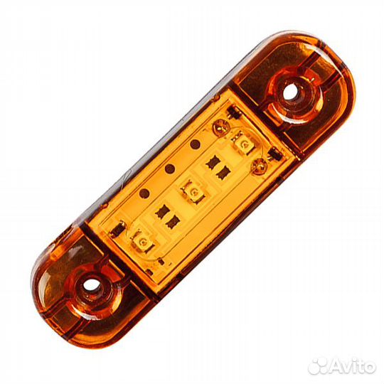 Фонарь габаритный прицепа гф22О LED оранжевый, с