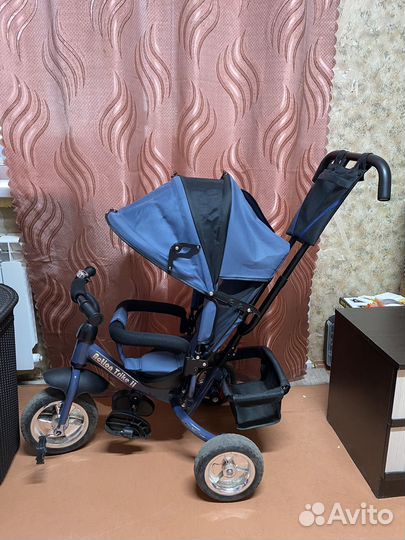 Детский велосипед с родительской ручкой