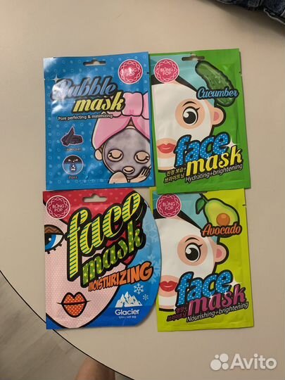 Маски тканевые blingpop