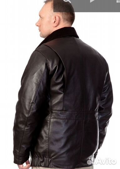 Кожаная куртка мужская летная