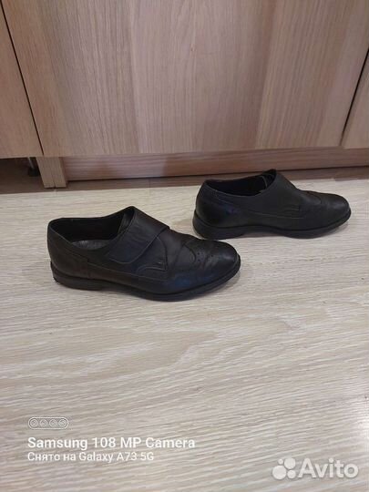 Туфли кожаные школьные Котофей 35 р-р