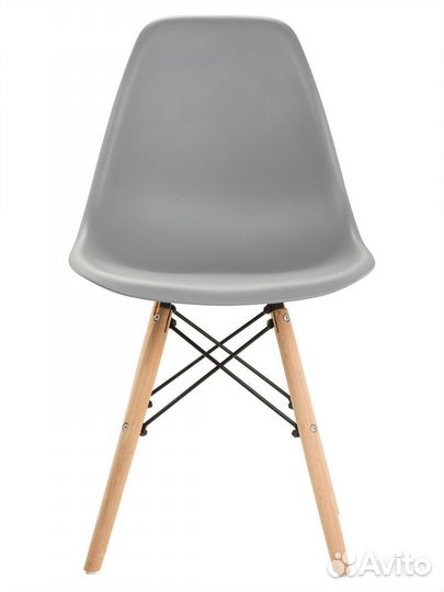 Стул в стиле eames DSW,светло- серый, 4 шт