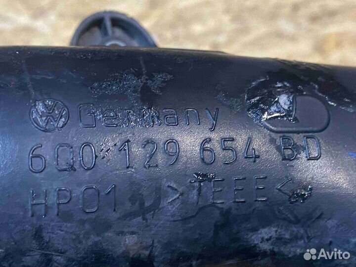 Патрубок интеркулера Volkswagen polo (9N 2001-2012