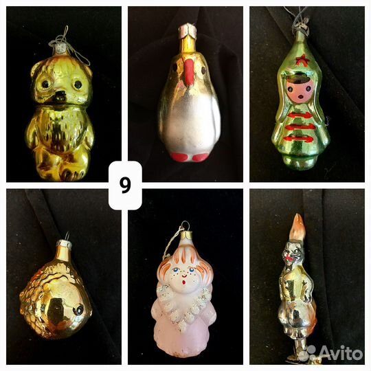 Елочные игрушки СССР