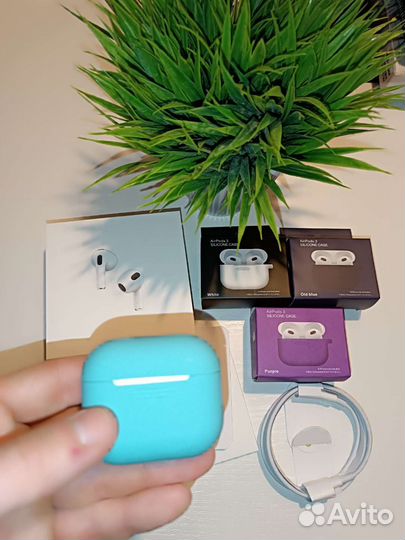 Airpods 3 Premium + чехол в подарок гарантия