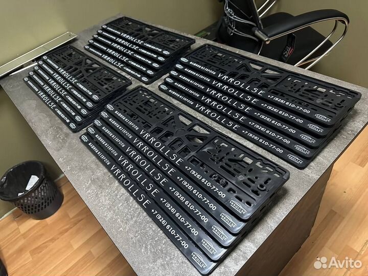 Рамка номера с подсветкой LED