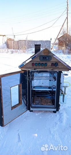 Коптильня дачная для всех видов копчения. Из нержа