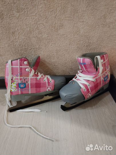 Коньки раздвижные для девочки 28-31