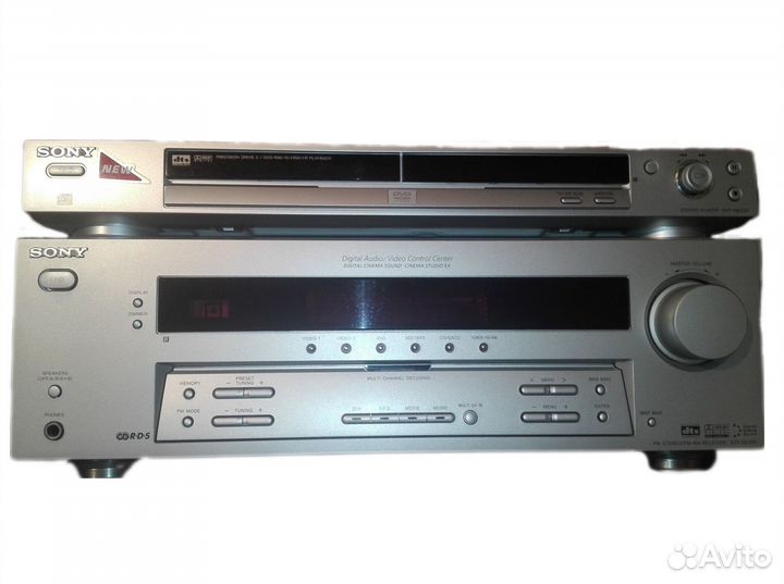 Sony Усилитель Ресивер и sony Плеер