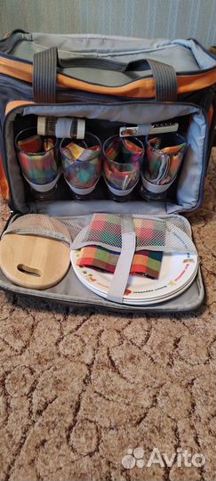 Сумка для Пикника с набором предметов