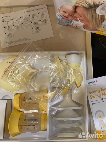 Молокоотсос medela электрический swing maxi flex
