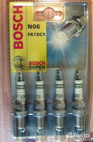 Свечи зажигания Bosch N19 WR 7 DCX и N06 FR 7 DCX