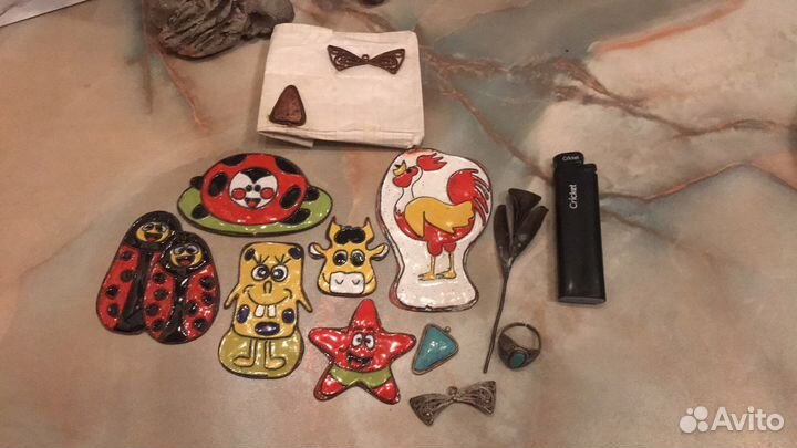 Мини-плакетки горячие эмали