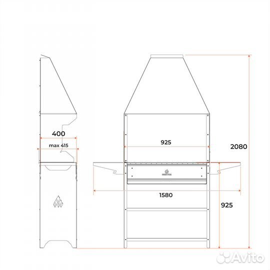 Профессиональный мангал