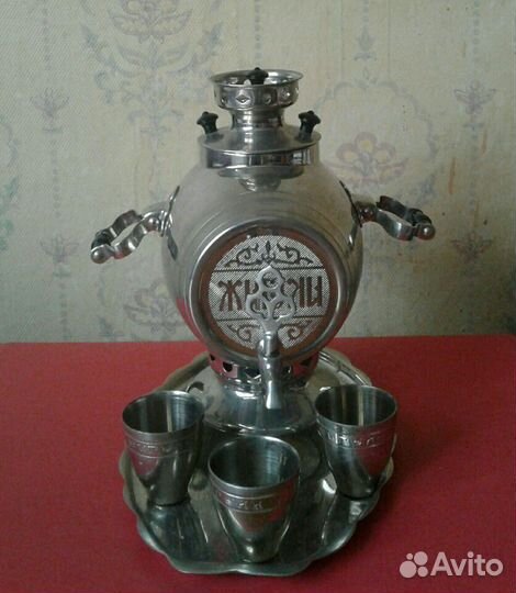 Сувенирный коньячный самовар-бочонок,ссср