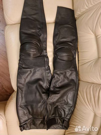 Мотоштаны кожаные