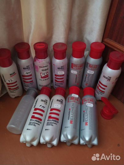 Краска, окислитель, раскладка Goldwell