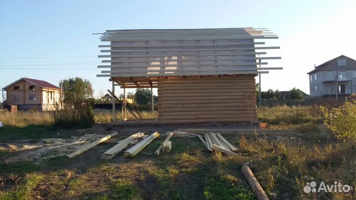 Изготовление срубов для домов и бань