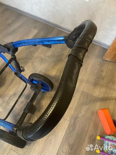 Коляска junama 3 в 1 diamond синяя