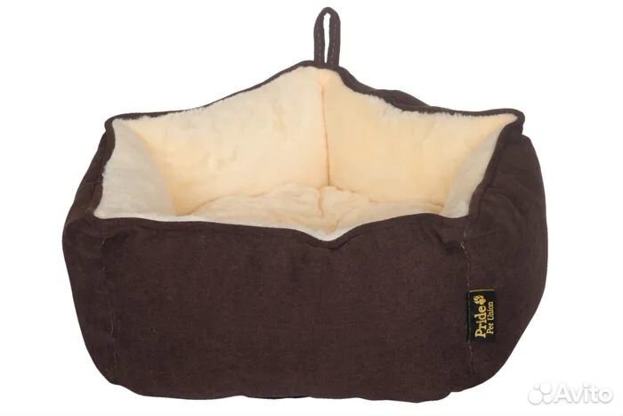 Лежак для собак и кошек pride Зимняя звездочка