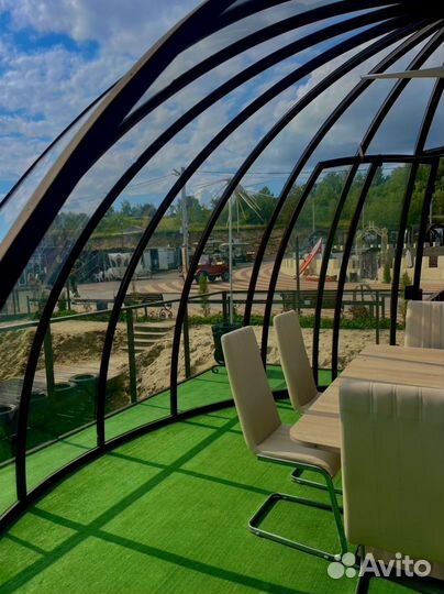 Беседка в форме купола над водой «Созвездие»