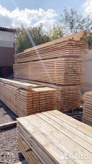 Брус обрезной 100х150х6000мм