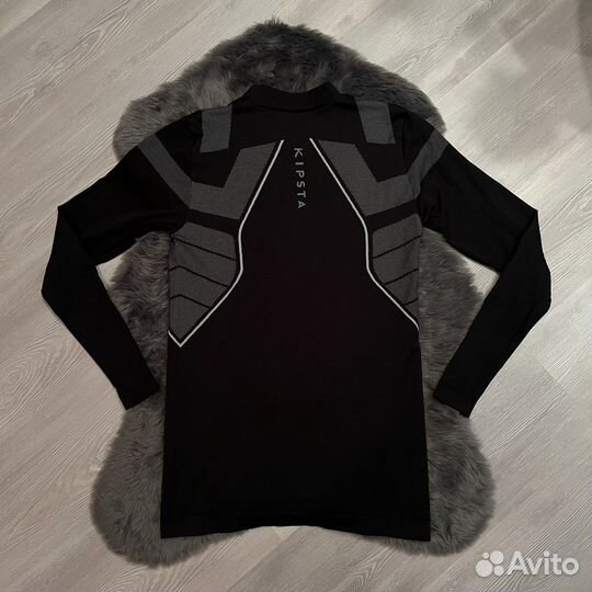 Компрессионная кофта мужская Kipsta M черная
