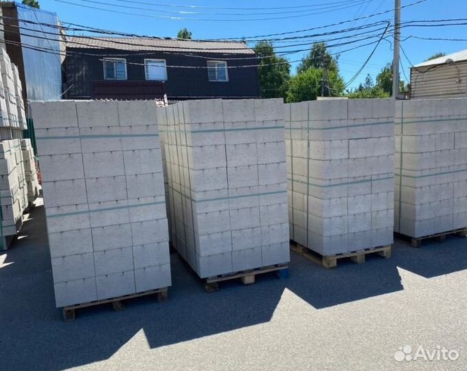 Пеплоблок М35 390х190х190