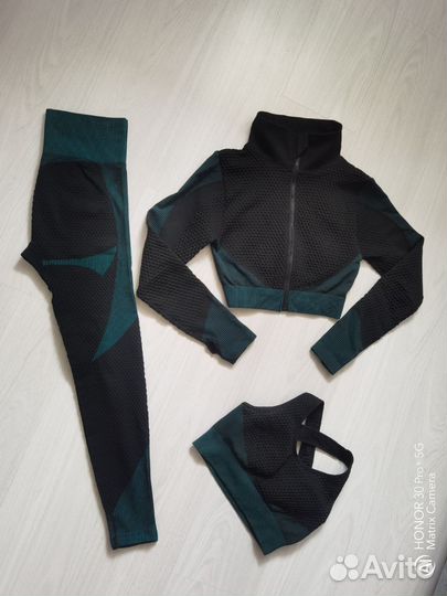 Спортивный костюм для фитнеса женский 3к