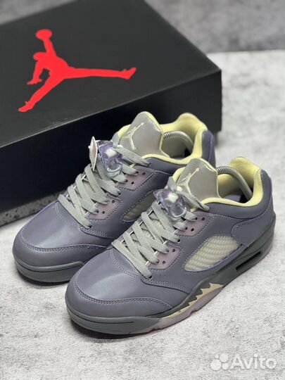 Кроссовки Nike PSG x Air Jordan 5 Low (Арт.36609)