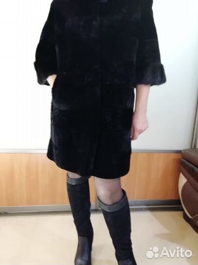 Шуба из мутона
