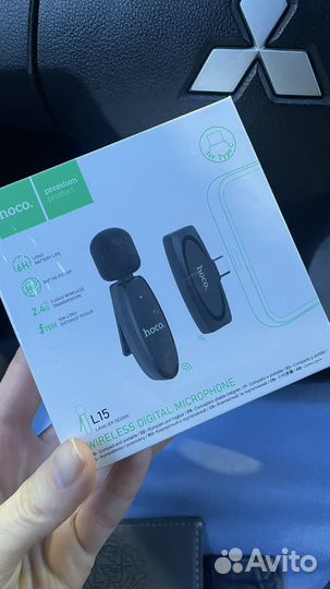 Микрофон петличный hoco беспроводной