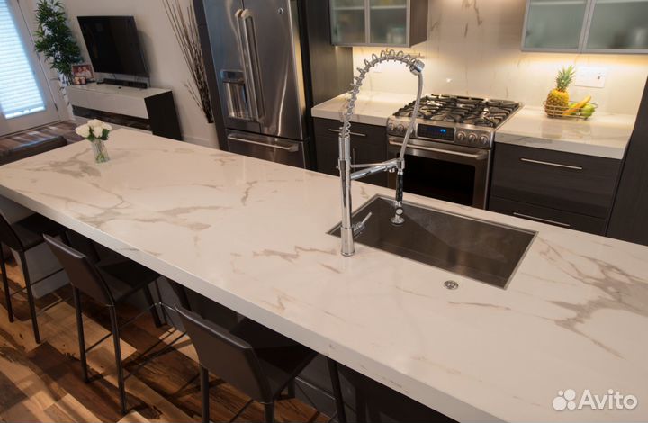 Ступени откосы столешницы из керамогранита