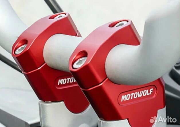 Проставки руля мотоцикла Motowolf 22мм