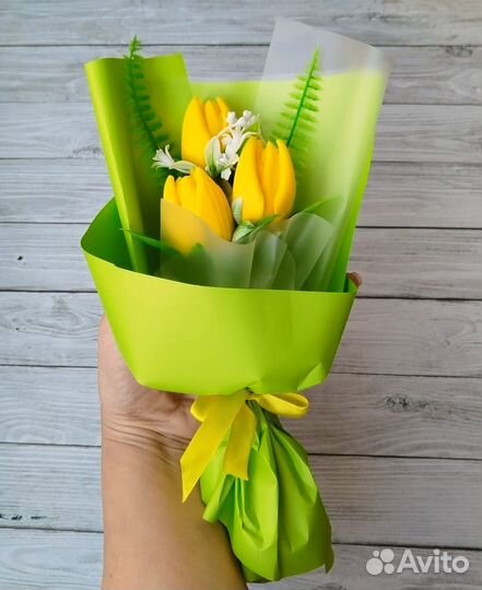 Букеты из мыла ручной работы