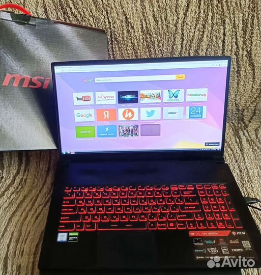 Игровой ноутбук MSI 17 3