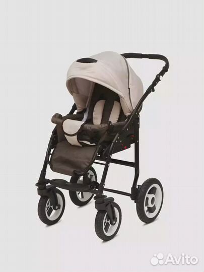 Коляска dream (BartPlast) 05 коричневый-бежевый