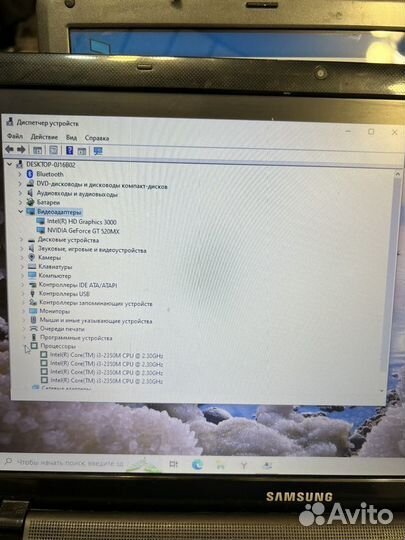 Samsung np300e5a i3/4gb/120gb ssd/gf520