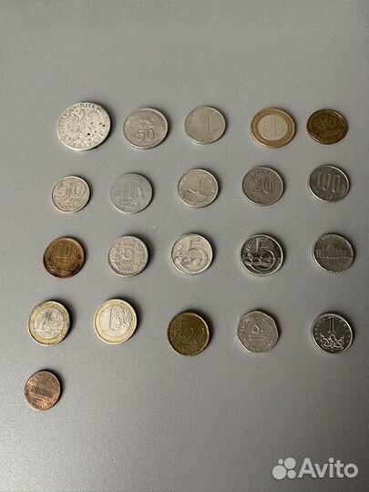 Коллекция монет и денег мира