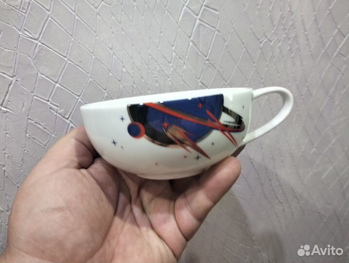 Чайник фарфор Роскосмос,Буран