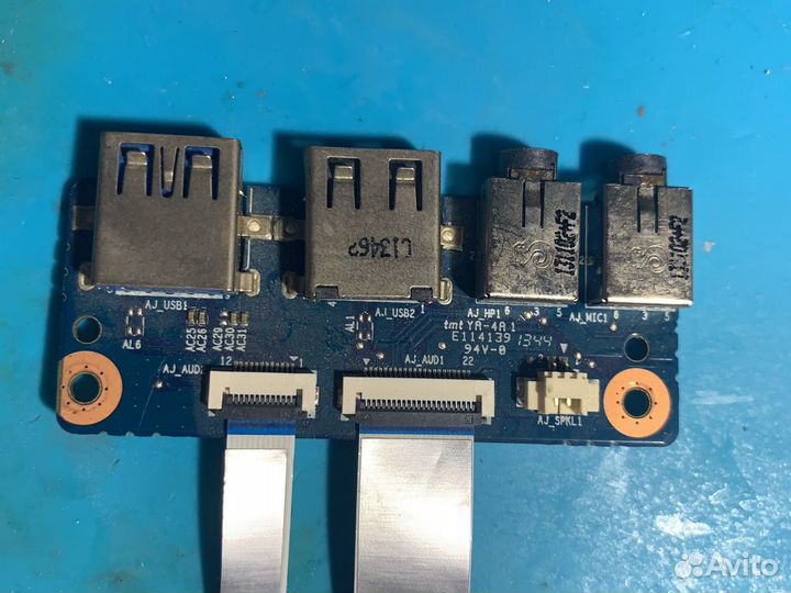 Плата usb aux + динамик. Для dns dexp w650 w670