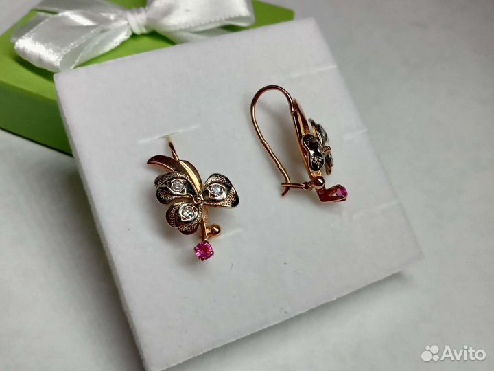 Золотые серьги СССР