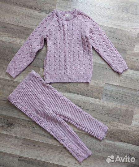 Костюм вязаный для девочки 92-98