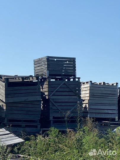 Деревянные ящики для овощей и фруктов б/у