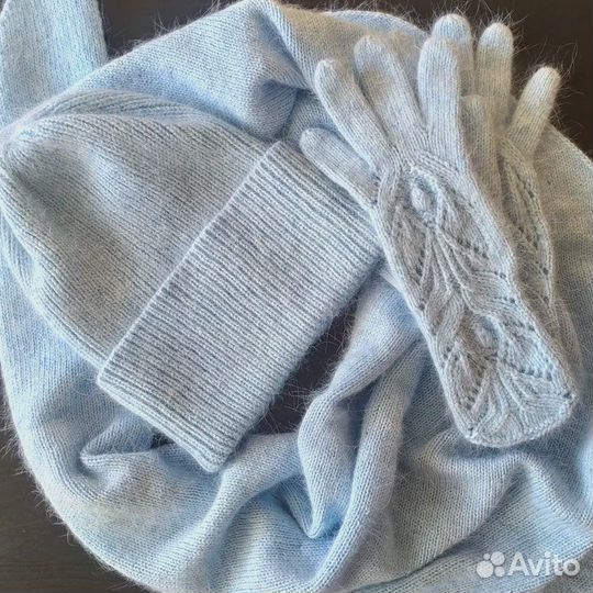 Шапка, косынка, перчатки