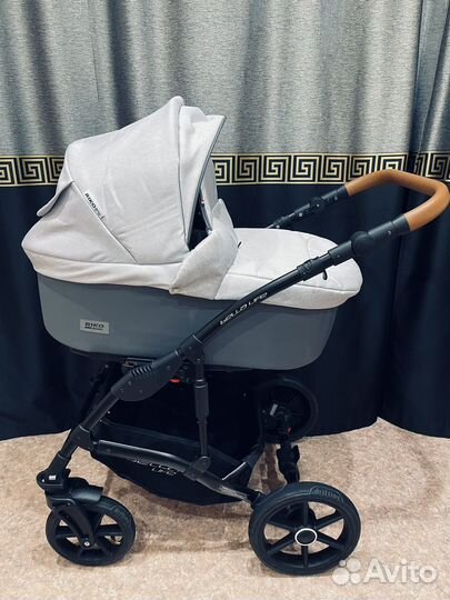Коляска Riko Basic Bella Life 3в1 цвет Серый