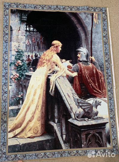 Гобелен прощание дамы с рыцарем