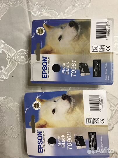 Оригинальные картриджи для принтера epson R2880